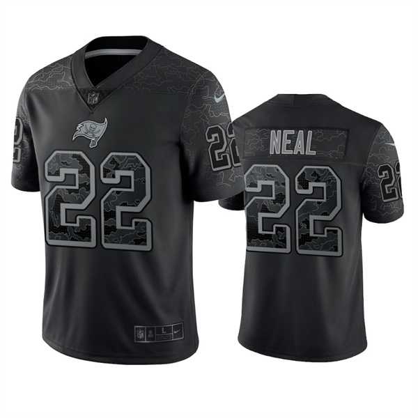 Men's Tampa Bay Buccaneers #22 Keanu Neal Black Reflective Limited Stitched Jersey,We sell and wholesale Men's Tampa Bay Buccaneers #22 Keanu Neal Black Reflective Limited Stitched Jersey on line form chian!